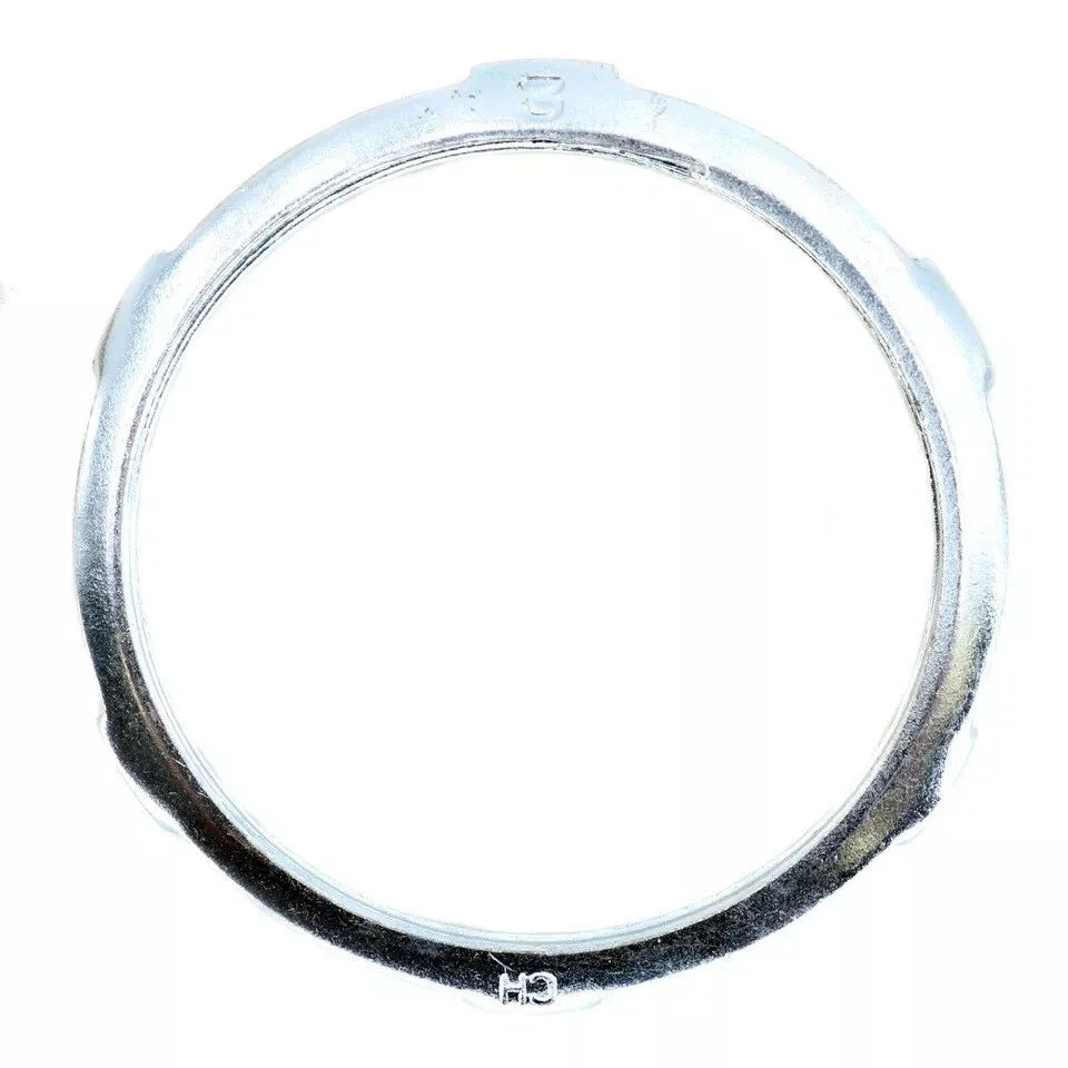 TOPAZ 289 OR EQUAL 3-1/2 INCH STEEL CONDUIT LOCKNUT LOT OF 4