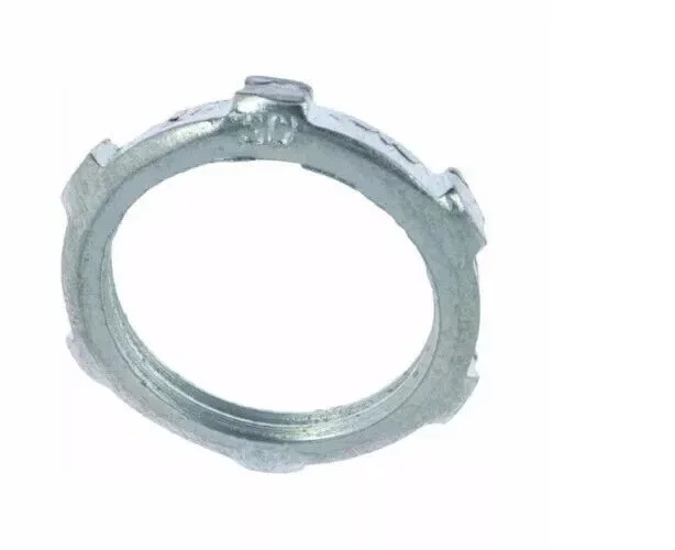 TOPAZ 281 OR EQUAL 1/2 INCH STEEL CONDUIT LOCKNUT LOT OF 100