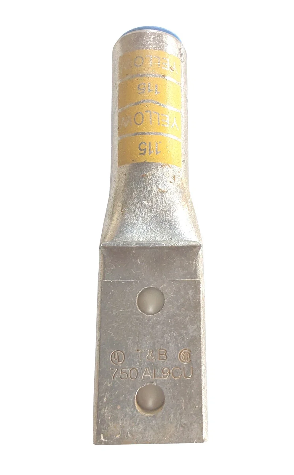 THOMAS & BETTS 60278 ALUMINUM COMPRESION LUG 750 MCM 2 HOLE 1/2 INCH