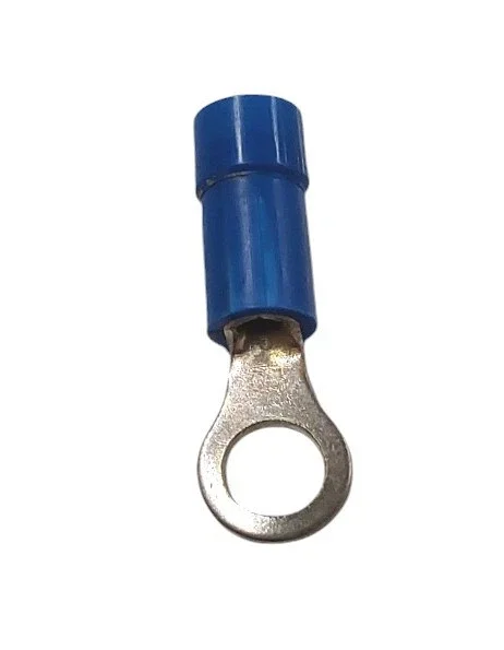 PANDUIT PV14-14R-M RING INS VYL BLU STUD1/4 WIRE16-14 LOT OF 100