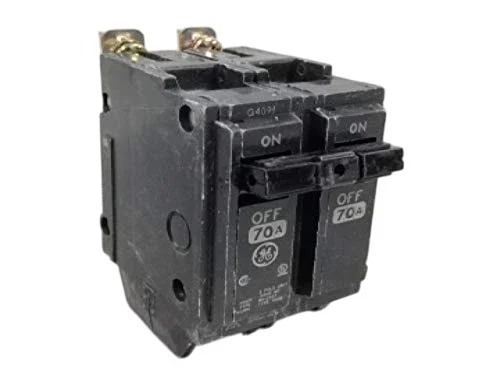 GENERAL ELECTRIC THQB2170 BREAKER 70AMP 2POLE 240VOLT BOLT IN NEW