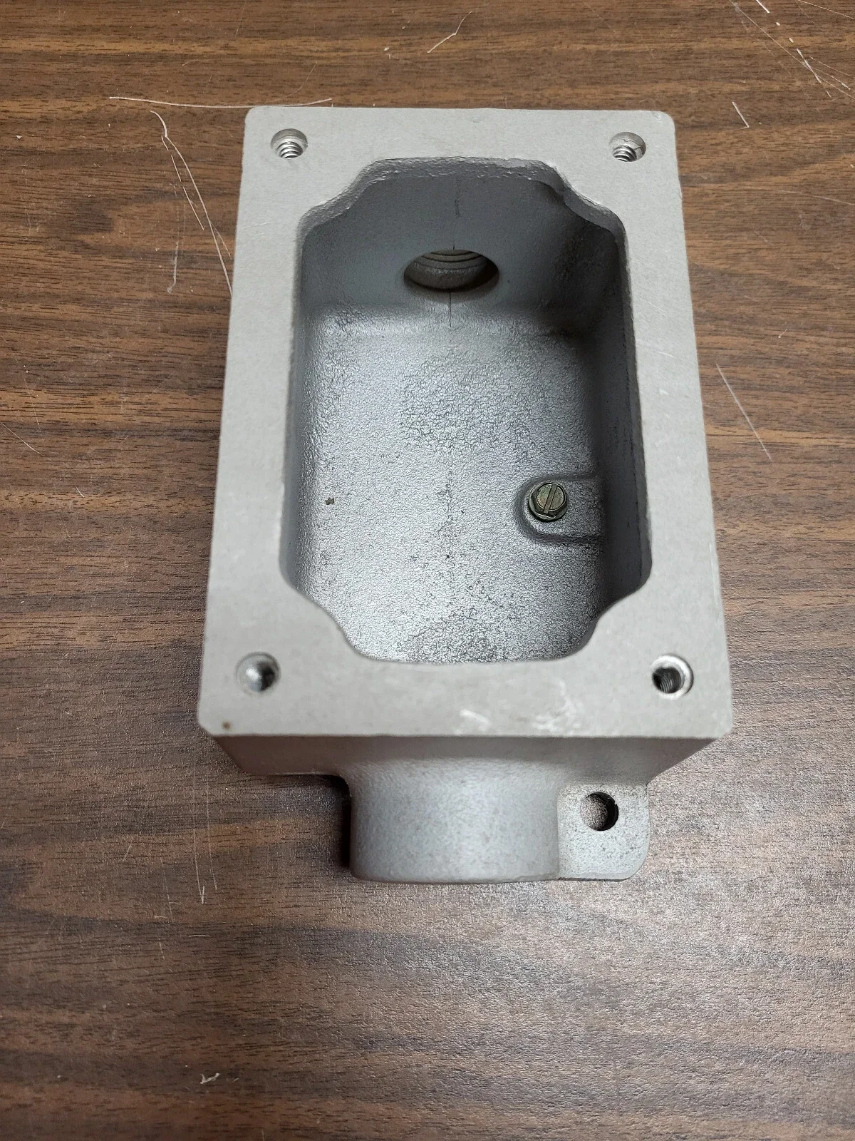 APPLETON EDSC371 EXP PRF BACK BOX 1 GANG 1" FEED THRU ALUMINUM NEW