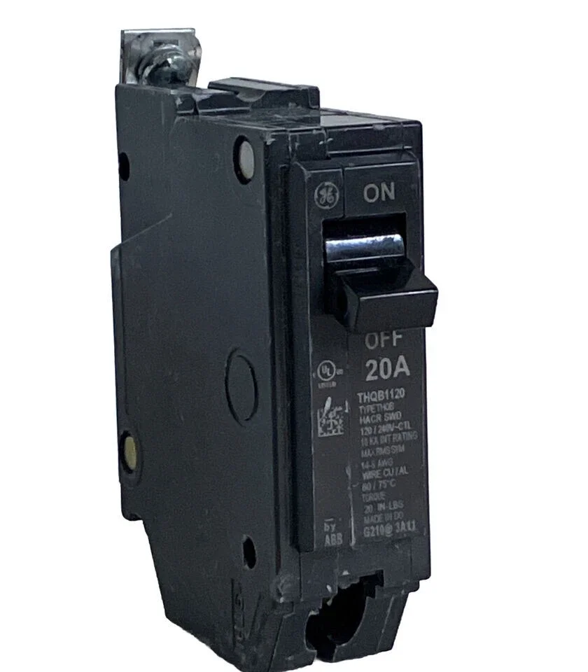 GENERAL ELECTRIC THQB1120 BREAKER 20AMP 1POLE 120/240VOLT BOLT IN NEW