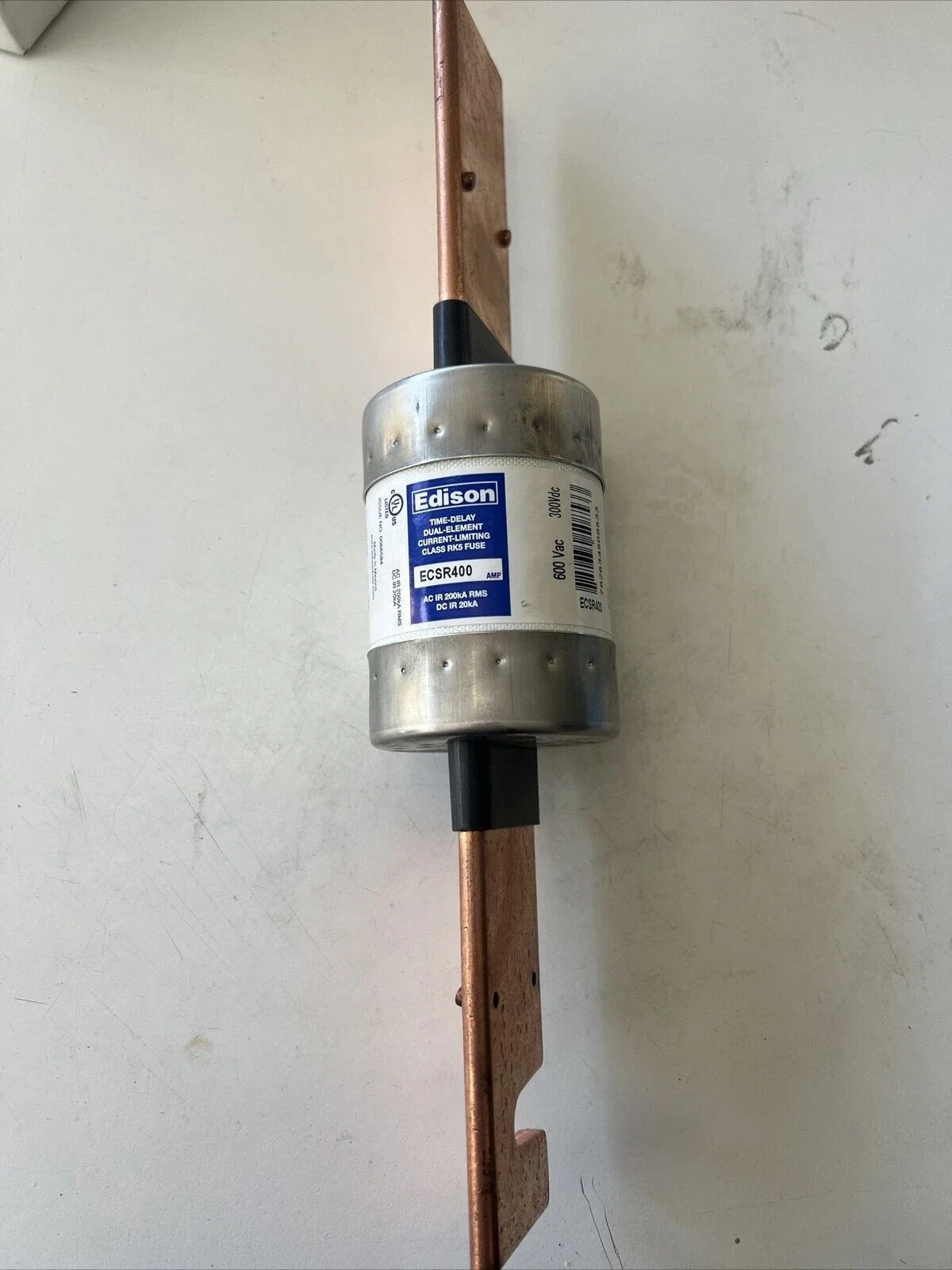 EDISON ECSR-400 DUAL ELEMENT TIME DELAY 400 AMP 600 VOLT FUSE