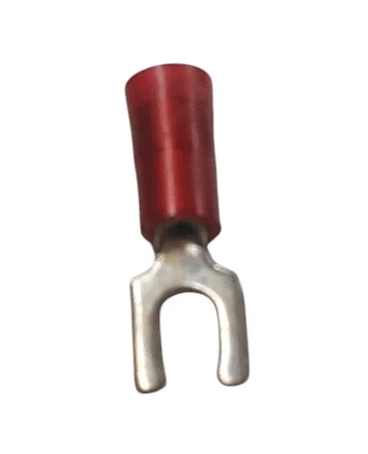PANDUIT PN18-6LF-M FORK LK INS NYLON RED STUD6 WIRE22-18 LOT OF 100