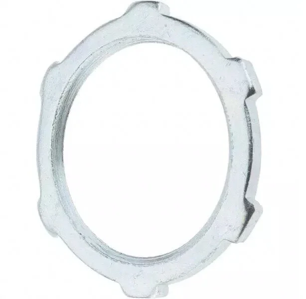 TOPAZ 283 OR EQUAL 1 INCH STEEL CONDUIT LOCKNUT LOT OF 100