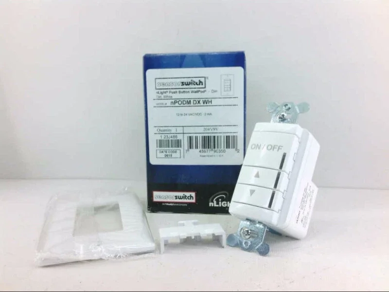 ACUITY CONTROLS NPODMDXWH LOW VOLTAGE WALL MOUNT PUSH BUTTON