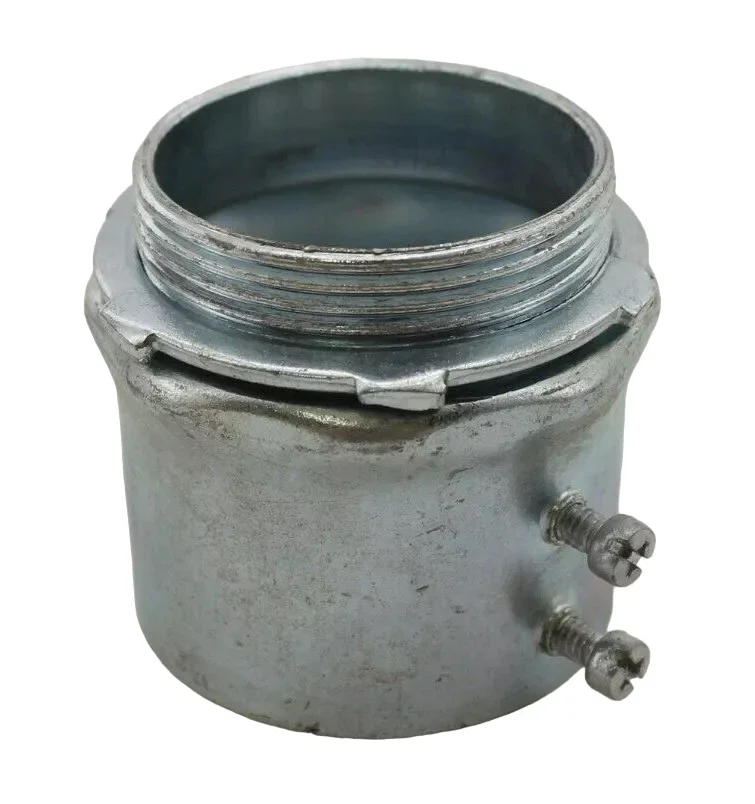 TOPAZ 638S OR EQUAL SS 3 INCH STEEL CONNECTOR FOR EMT OR RIGID CONDUIT