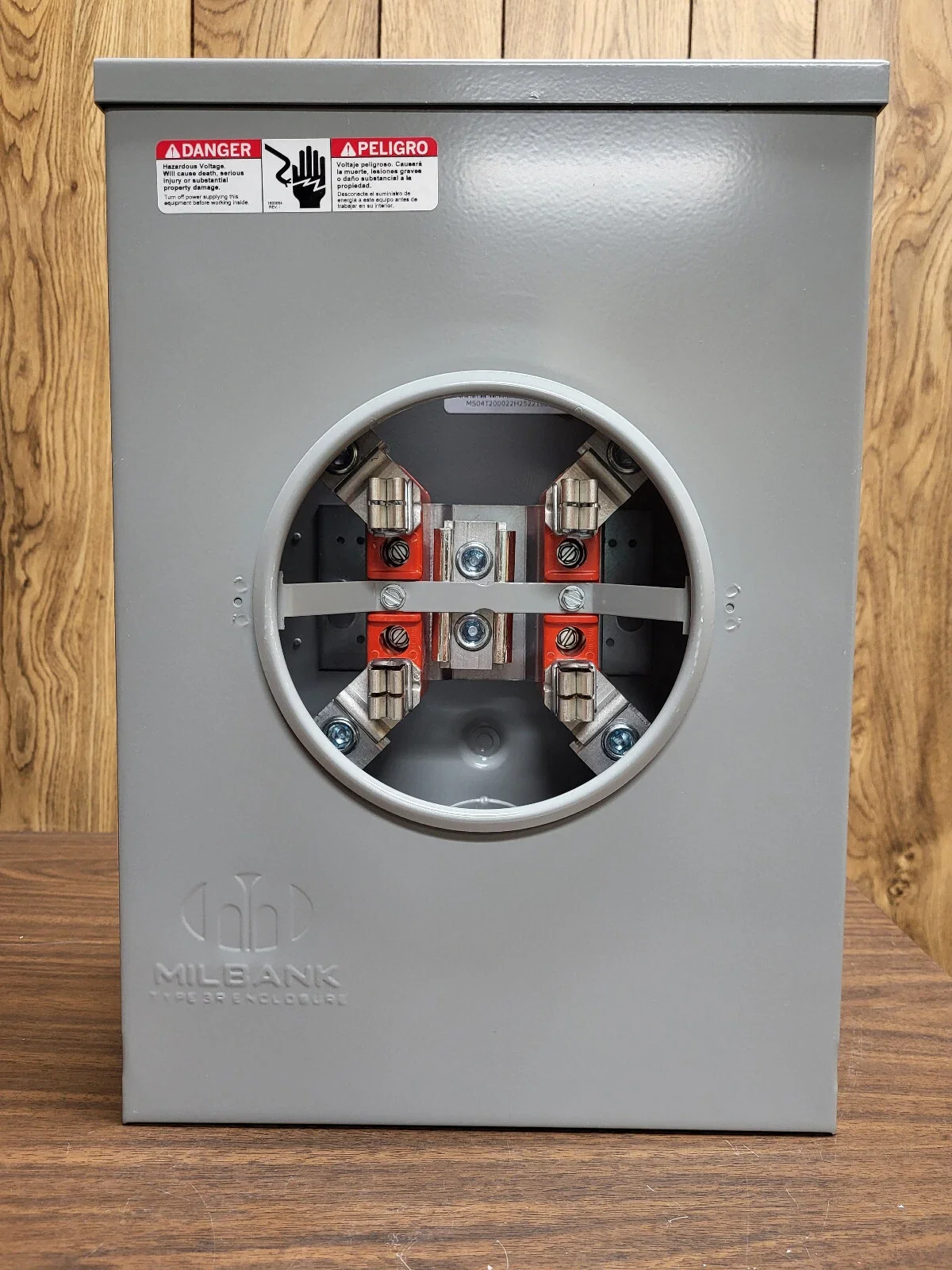 MILBANK U8878-RL-LR 200 AMP OH/UG RINGED METER CAN SOCKET RELIANT CENTER POINT