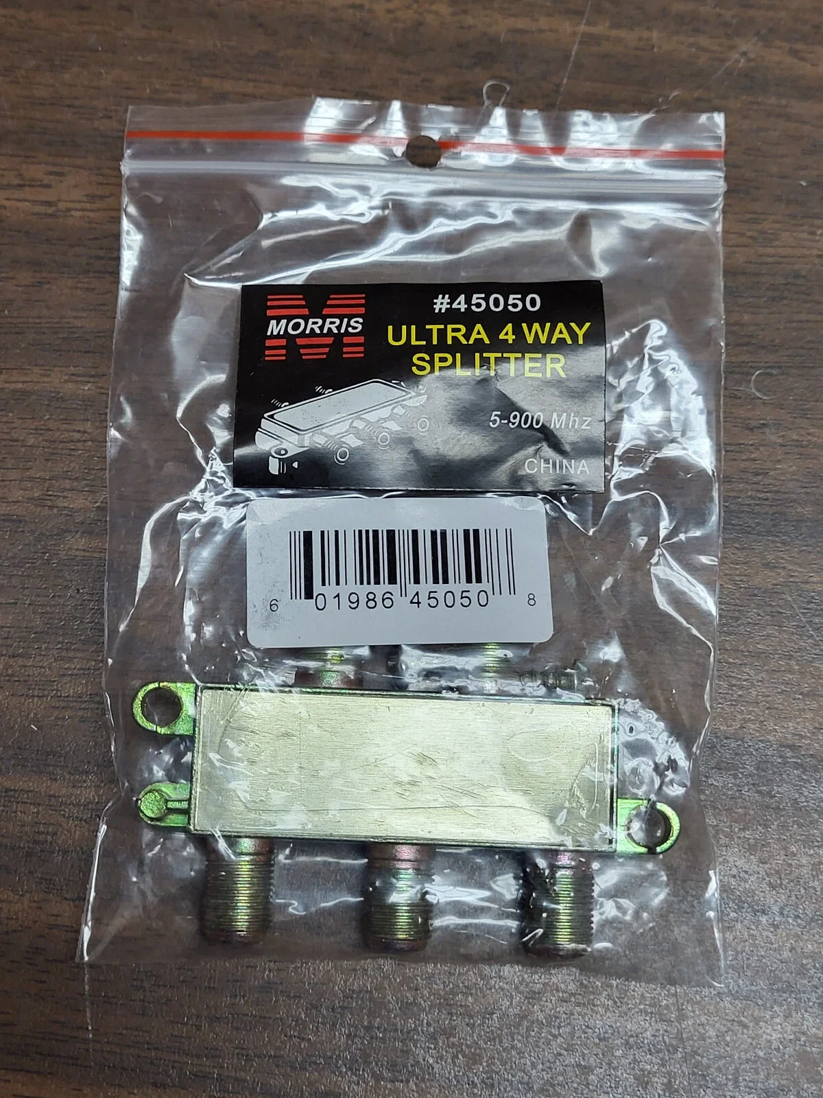 MORRIS 45050 SPLITTER 4 WAY 5-900 Mhz LOT OF 2 NEW