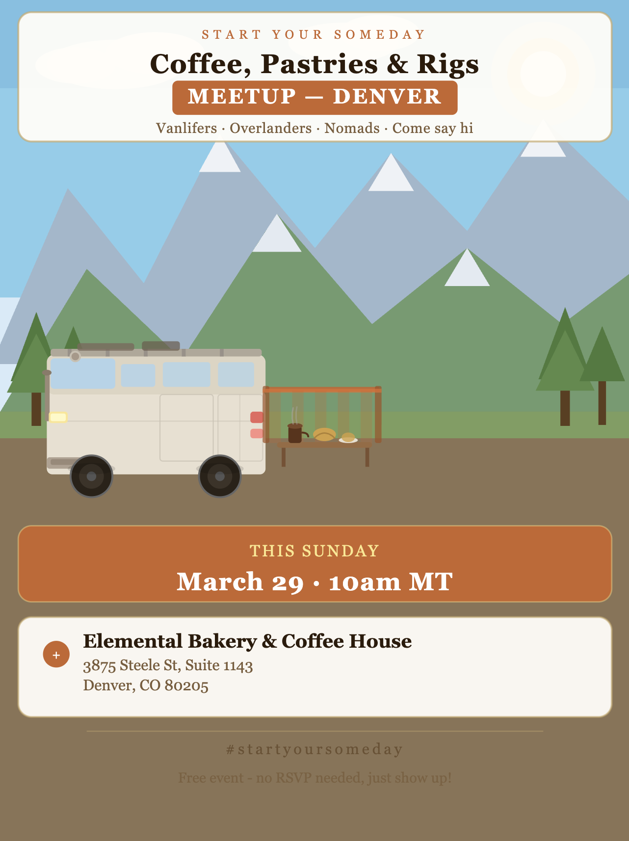 Coffee, Pastries &amp; Rigs Meetup