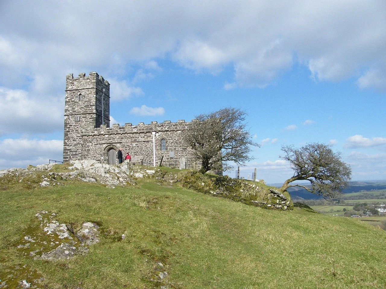 St Michael de Rupe church on Brentor, Dartmoor, near Tavistock
