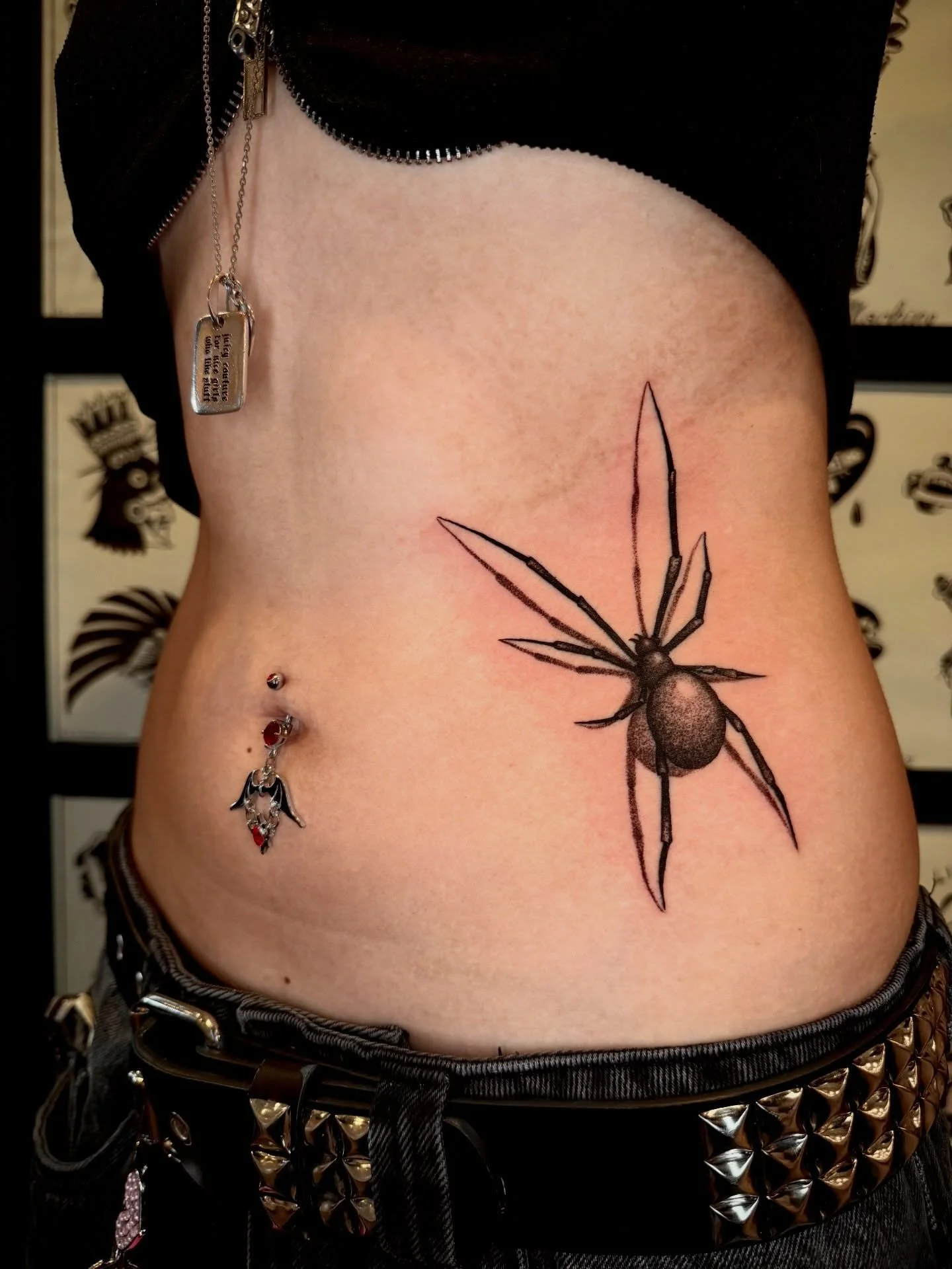 🕷️ for @moodyferret done right here in beautiful downtown Merced 

DM us for YOUR next tattoo