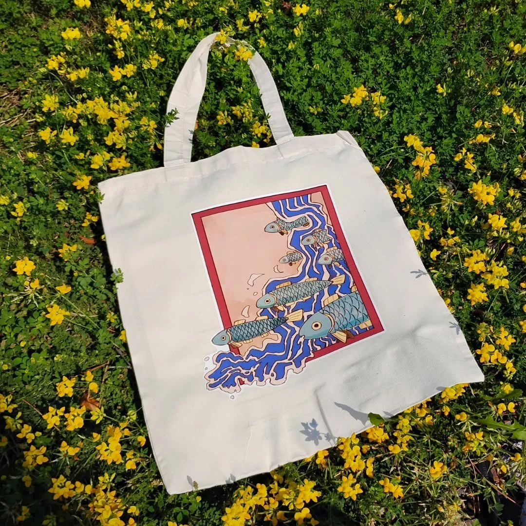 Did you know? The FIH shirt is also available as a tote!
Check it out on my Redbubble! Link in Bio:)

#art #shopupdate #fishart #foryou #artforyou