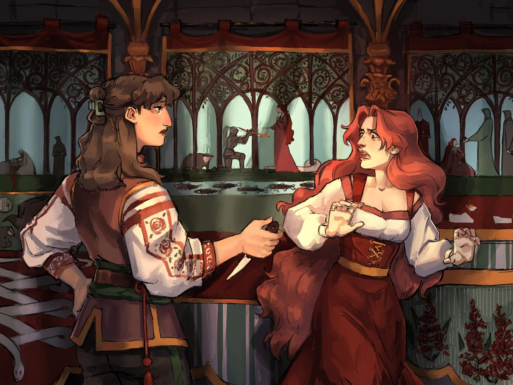 Rose Child, Wyrm Child Illustration: Sendoff