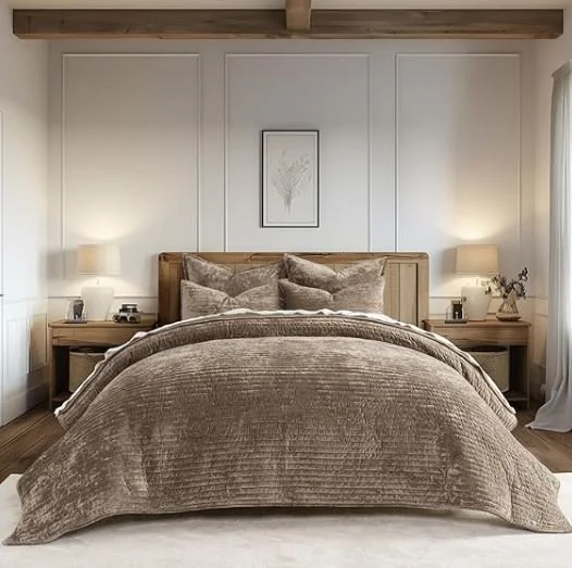 Bedroom Design Inspiration featuring a stylish shoppable  duvet cover