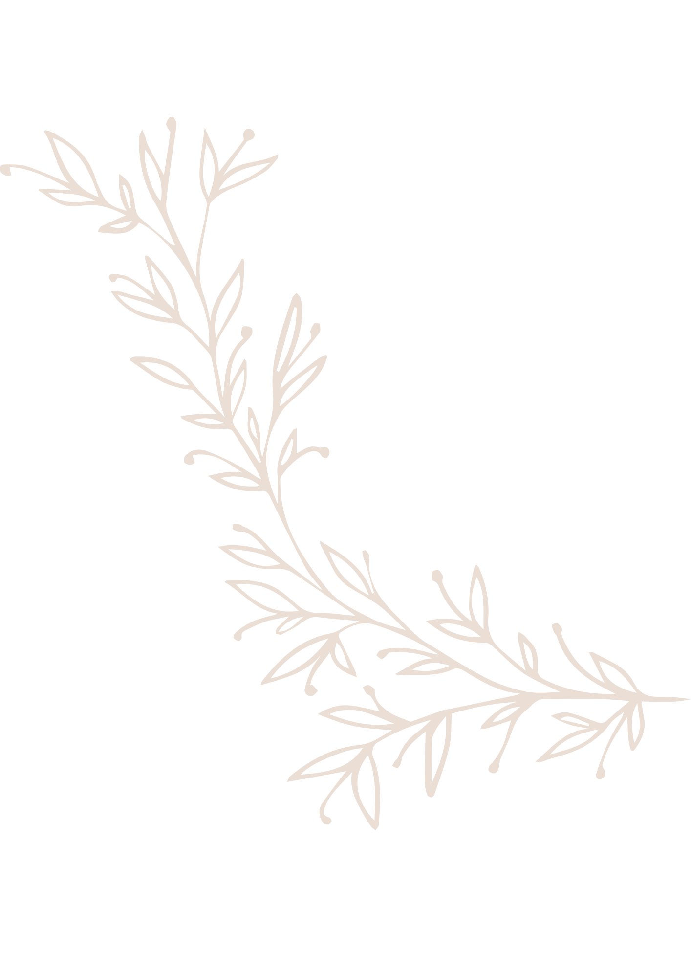Fine line image of leaves symbolizing growth through therapy for anxiety