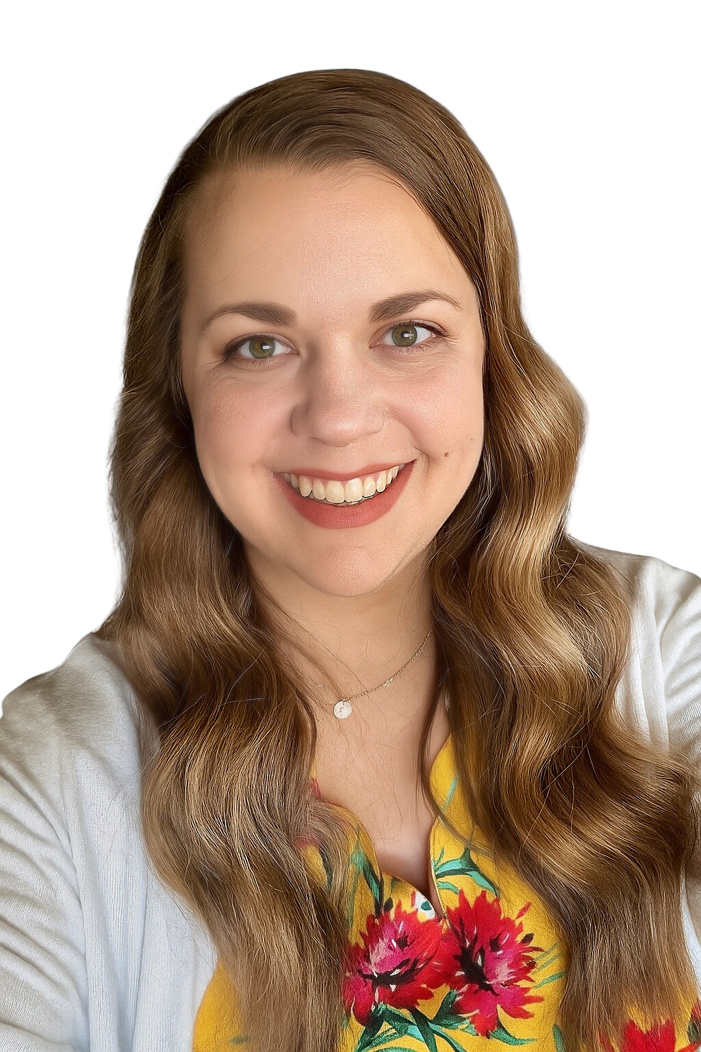 Headshot of LPC-S, Vanessa Fischer, therapist in Houston, Texas providing online therapy for grief, chronic illness, and life transitions.