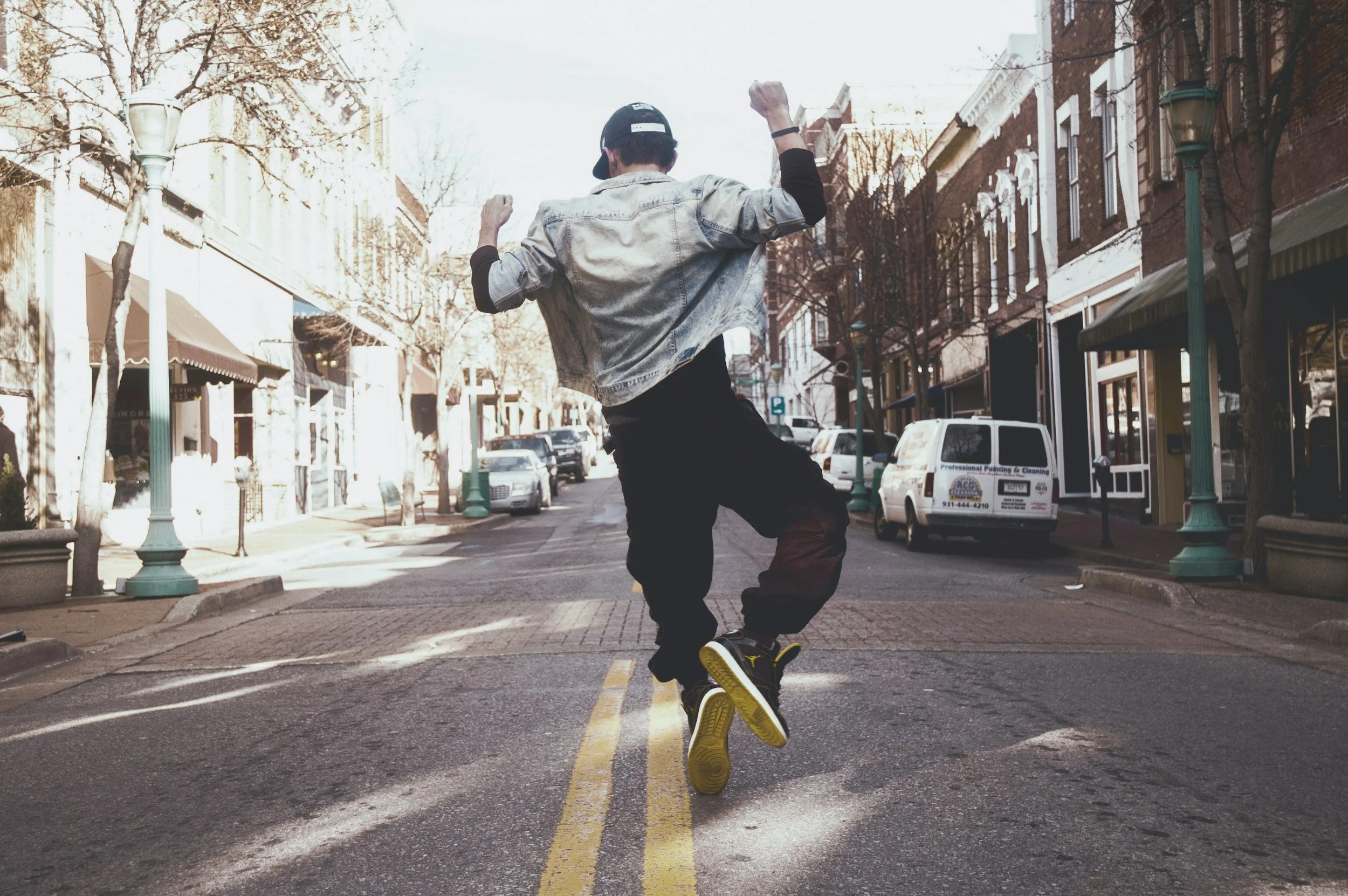 Person jumping joyfully outdoors, representing renewed hope, confidence, and reconnecting with life after depression.