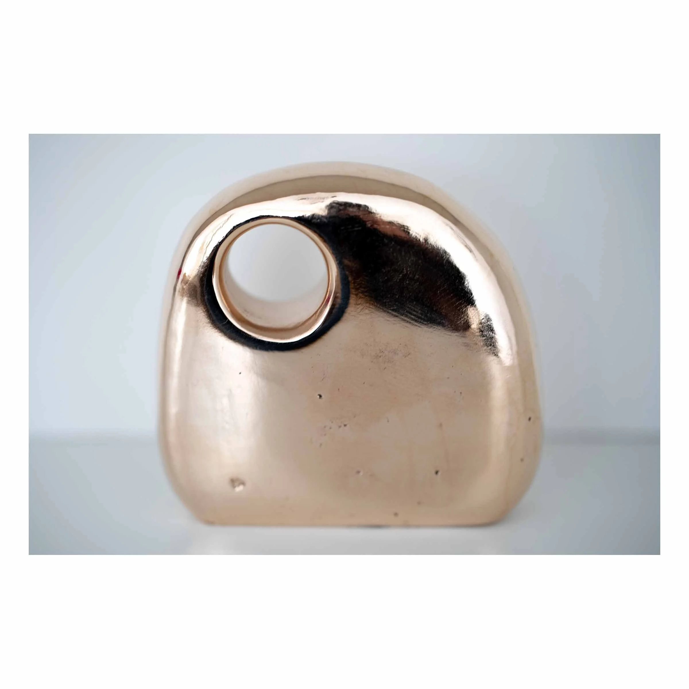 Hole No. 3,
2025.
Bronze — 3.5" x 3.5" X 1".
