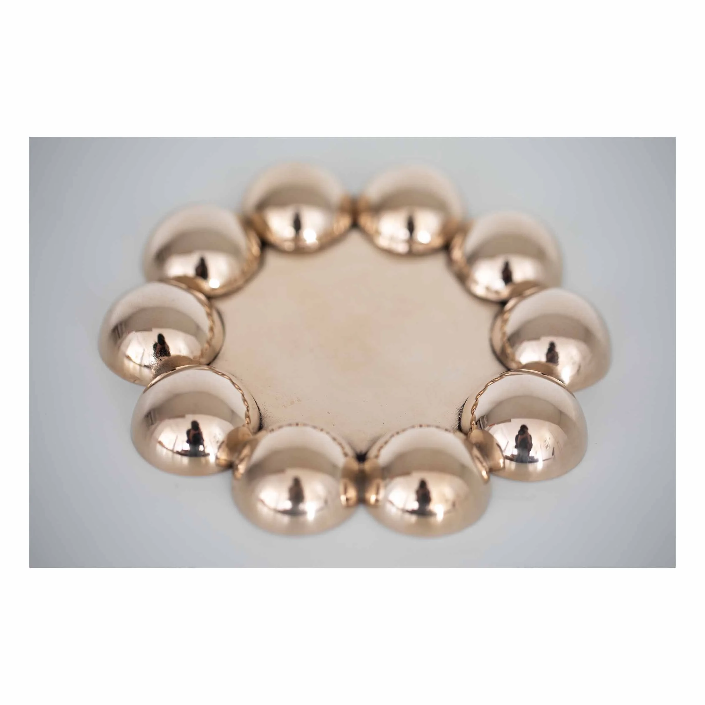 Classic Sphere Candle Holder,
2025.
Bronze— 5.25" x 5.25" x .75" (Interior 2.75")