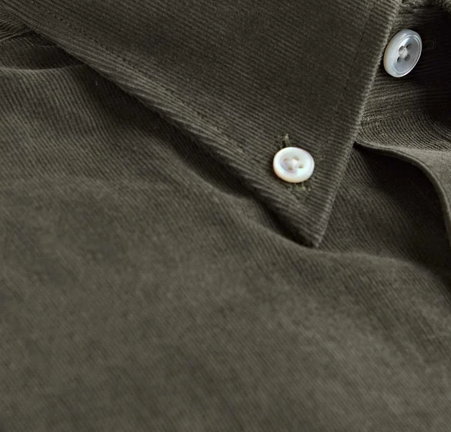 Kışlık Gömlek Koleksiyonları İçin Kadife Gömlek Üretimi