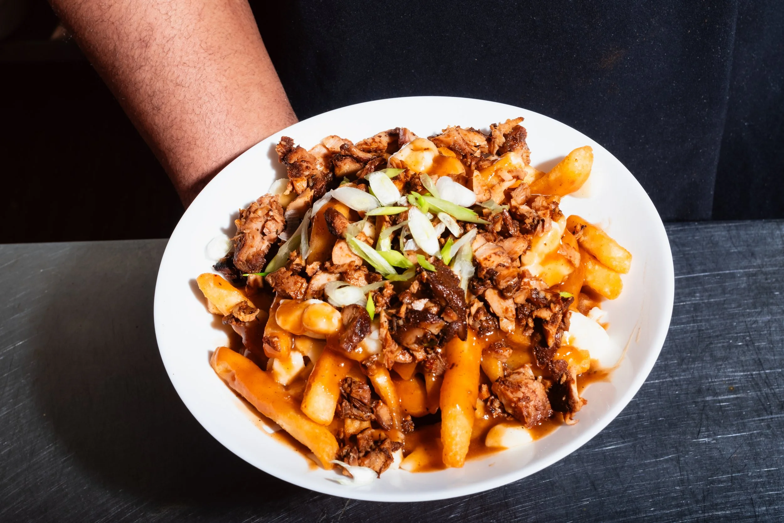 Photographer: Zachery Knudson. Poutine To Stay. Business Banding Photography For King Solomon's Kitchen in Calgary AB