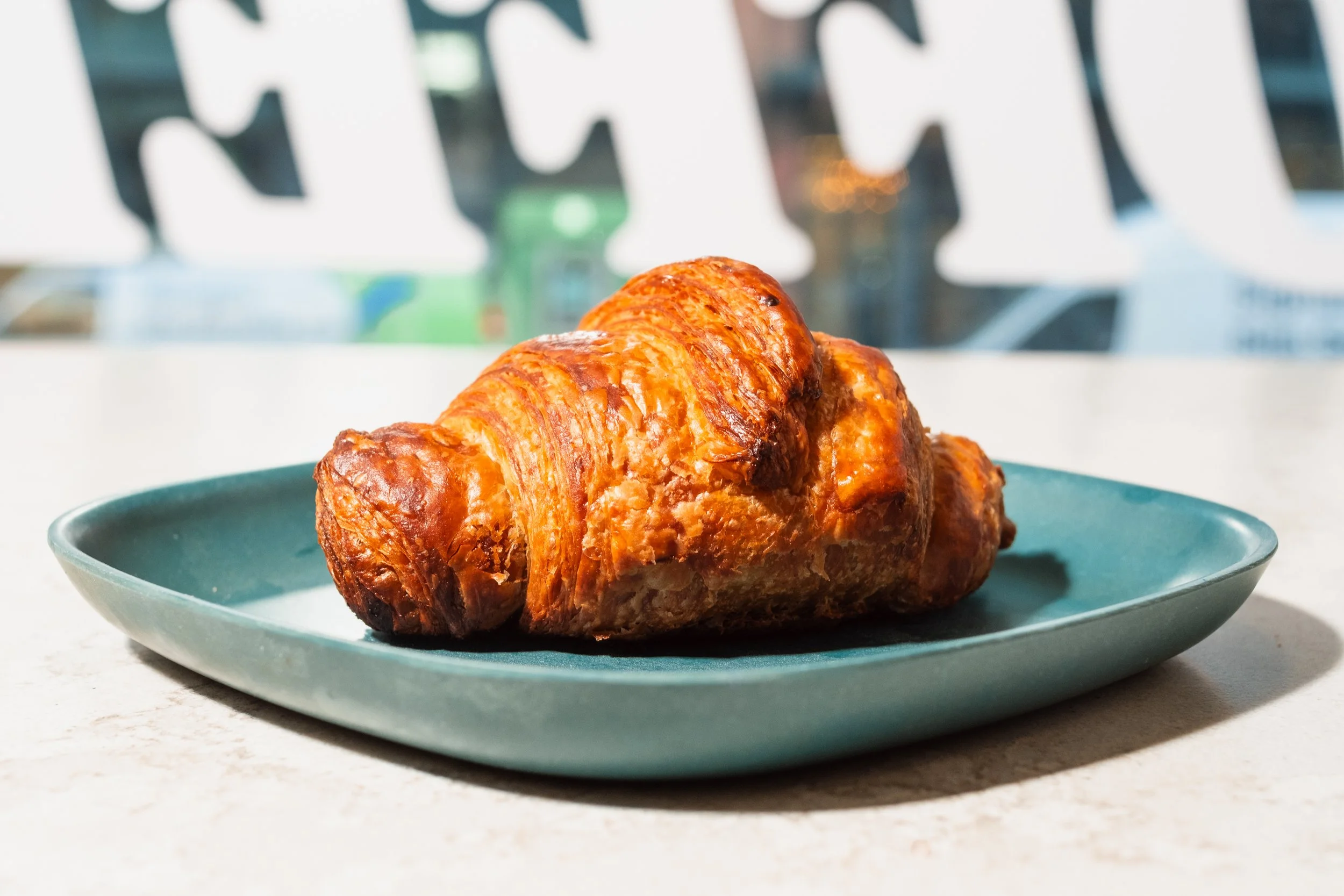 Croissant from Butter Block Café in Calgary AB, Copyright LUMA Studios