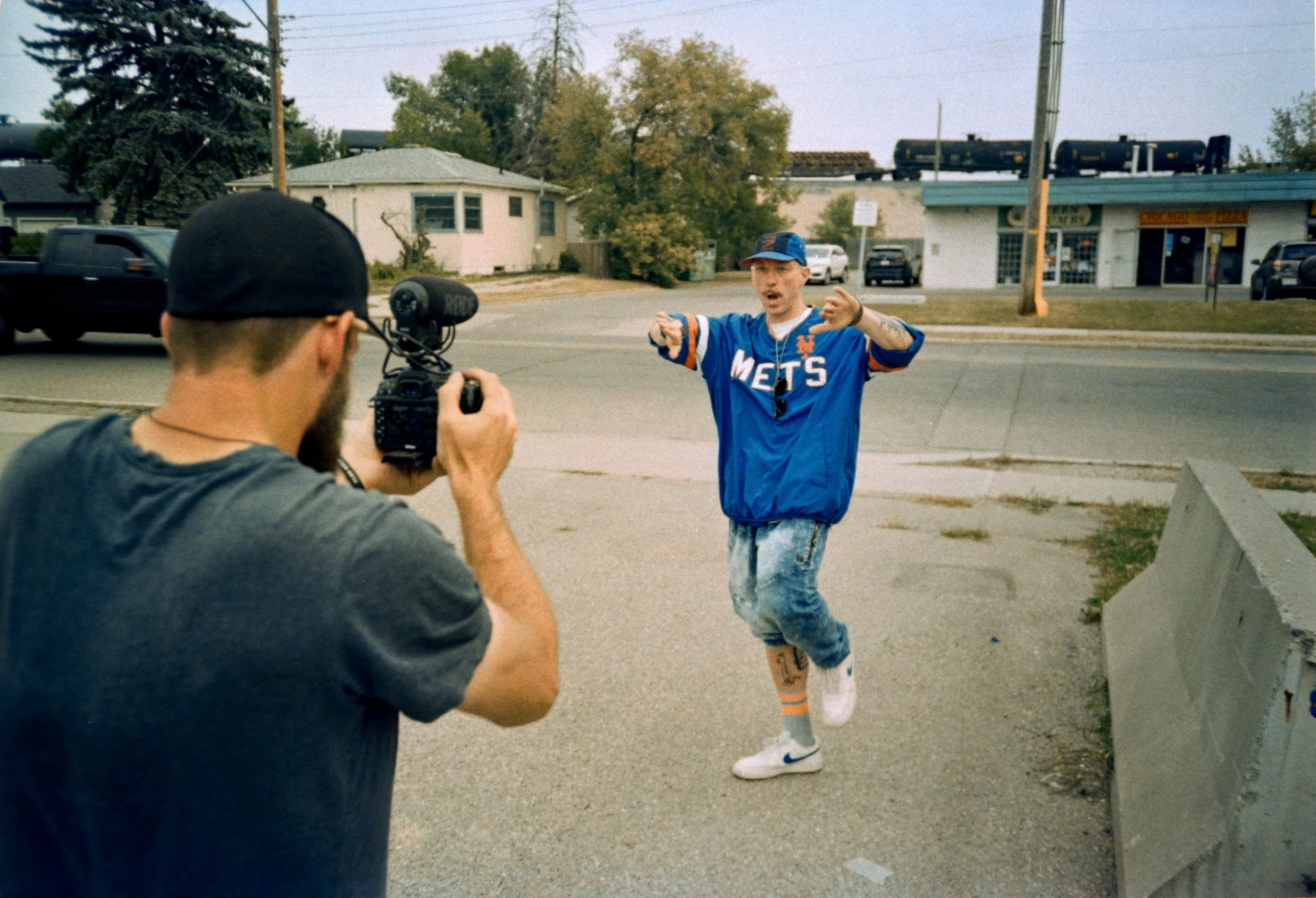 Photographer: Zachery Knudson. BTS photo from THE ViNZ On Location Short Documentary