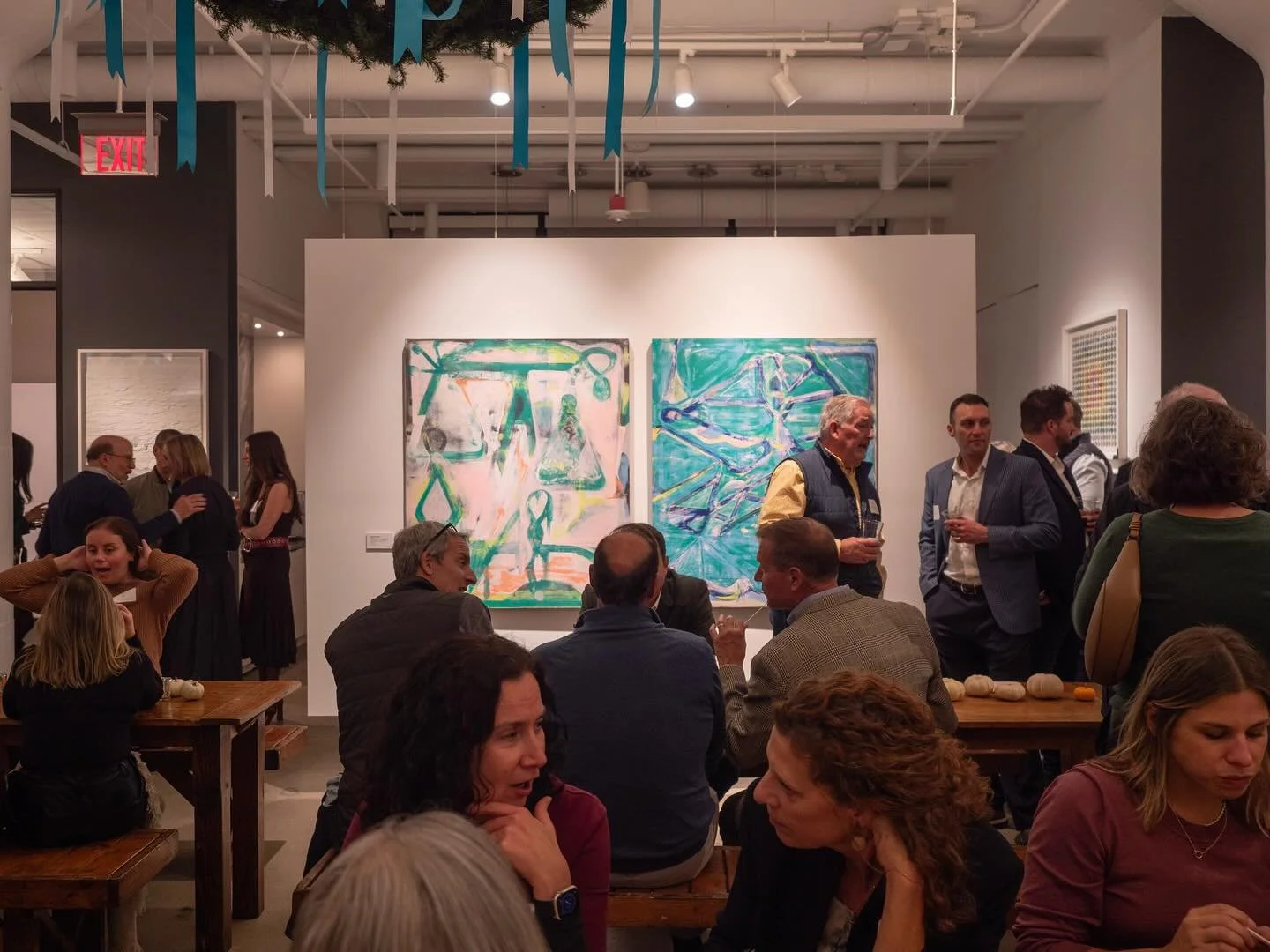 Last night we celebrated our 18th annual Oktoberfest!! Thanks to all who joined, it is always a pleasure to share our space with our community! Cheers to another amazing evening filled with great conversation, art, and schnitzel!