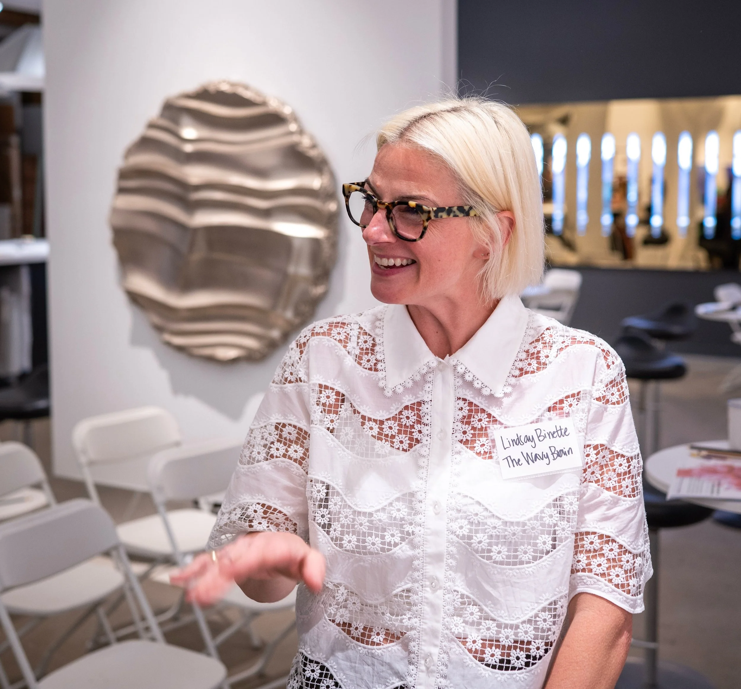 Breaking Ground, founded by our own Kelly Filocco and a group of industry collaborators, was 
created to foster connection beyond surface-level networking.

At their second event, Lindsay Binette guided a conversation on how understanding our think