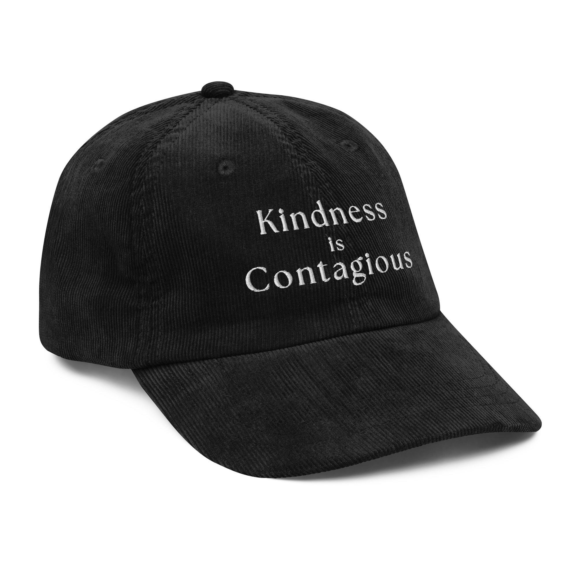 Kindness is Contagious - Vintage corduroy cap