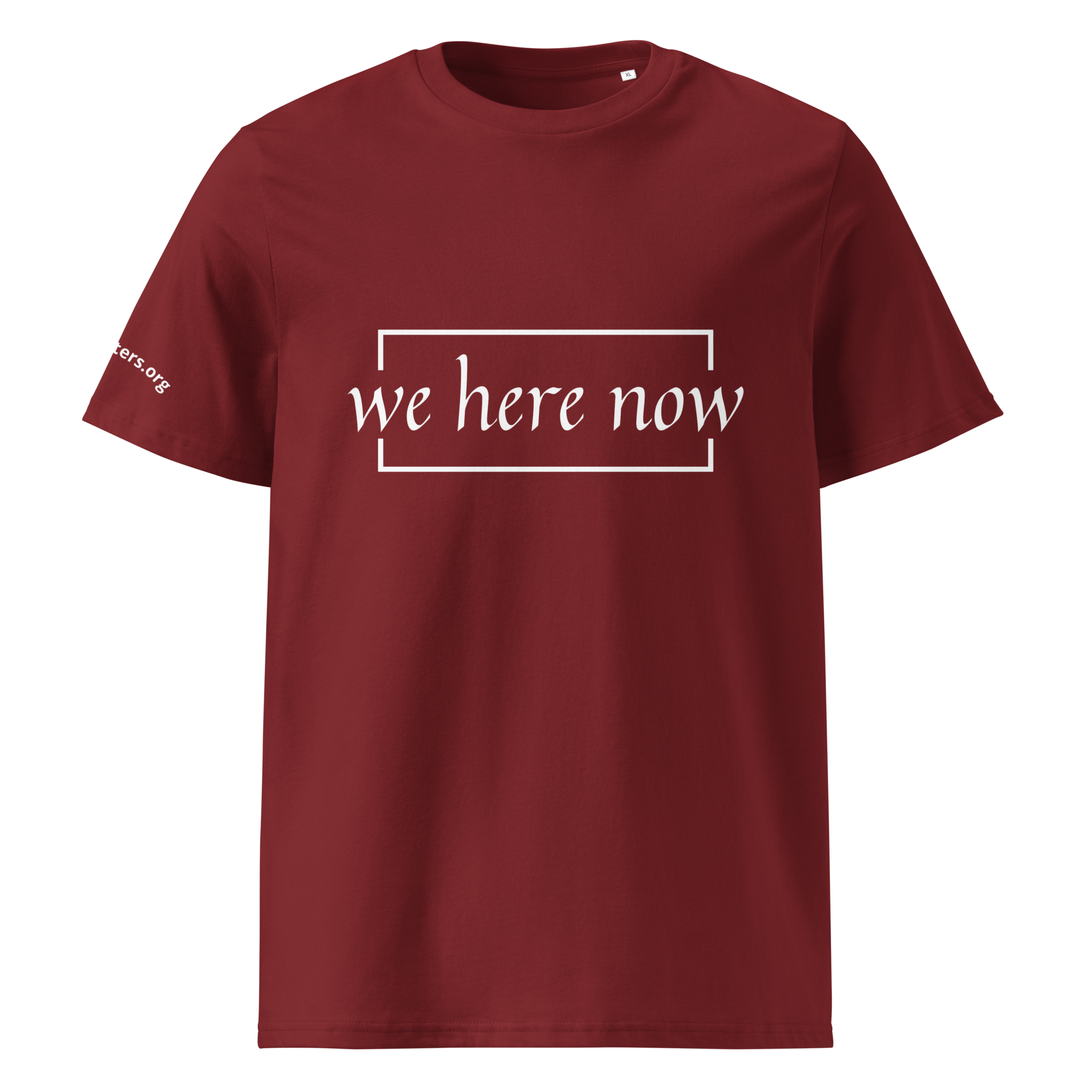 unisex-organic-cotton-t-shirt-burgundy-front-69658b611868e.png