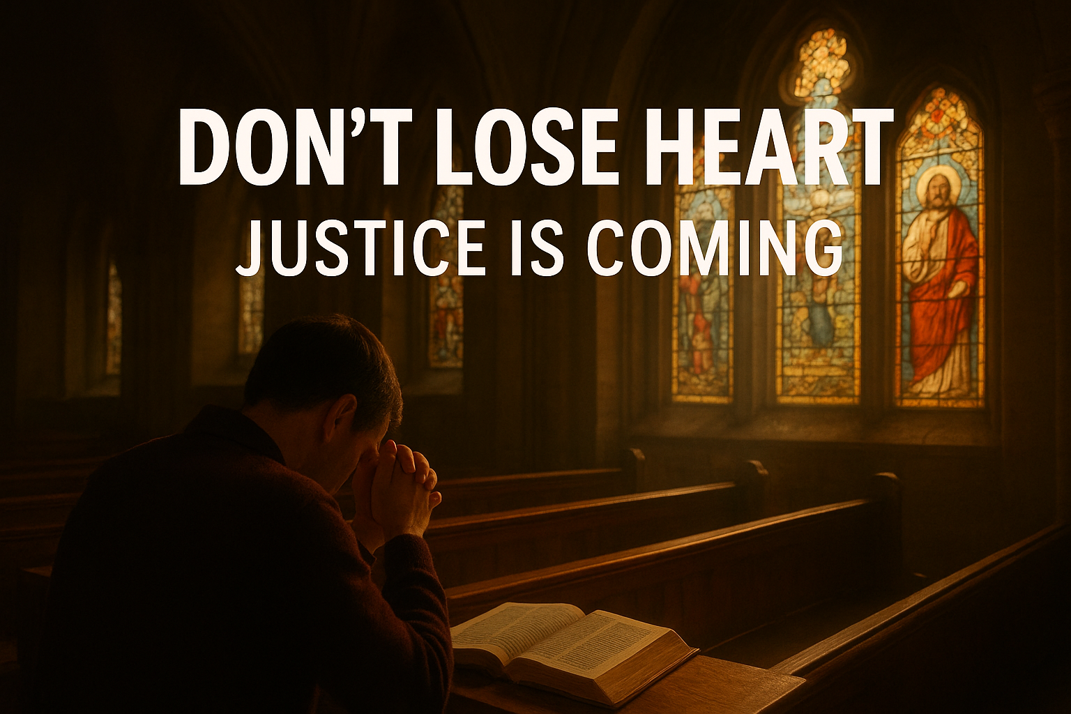Don't Lose Heart: Justice Is Coming