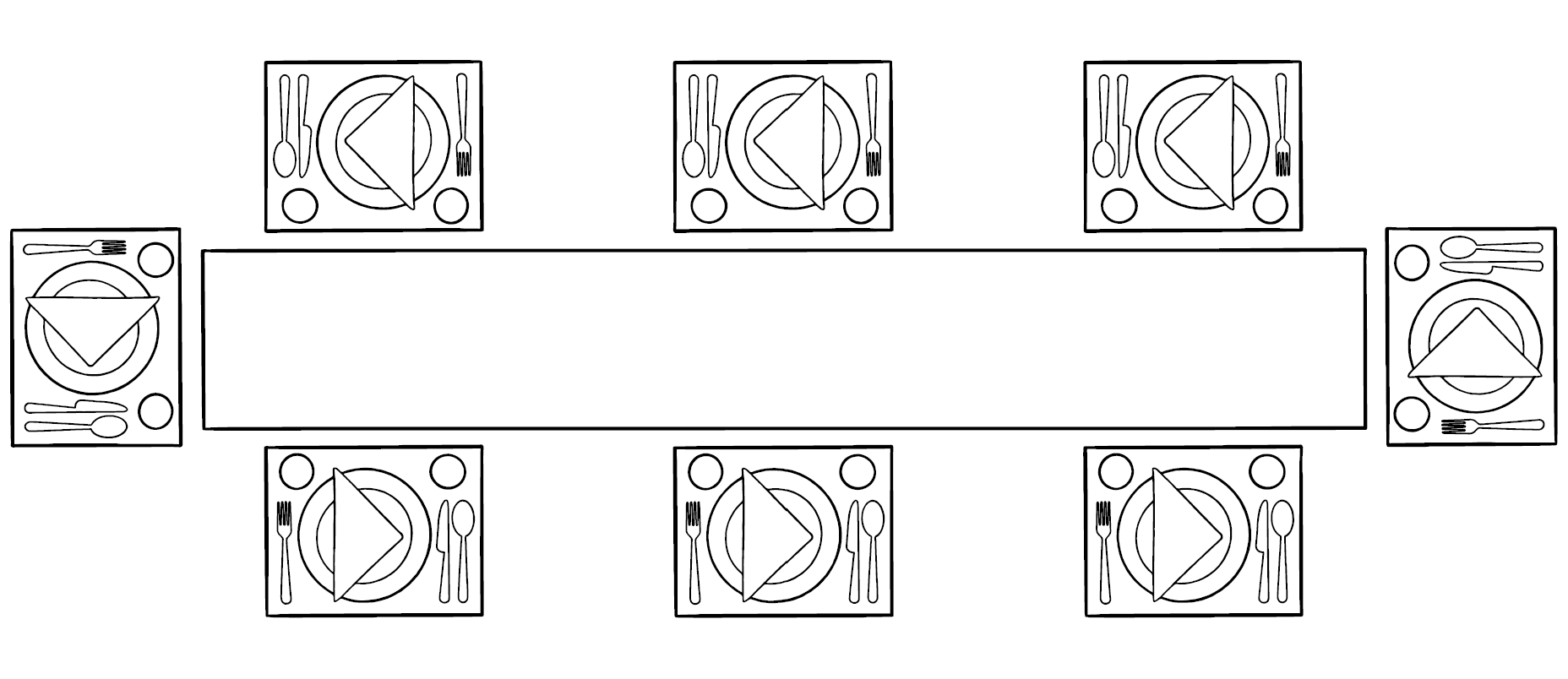 doodlewrap™ DINNER DOODLES (for 8)