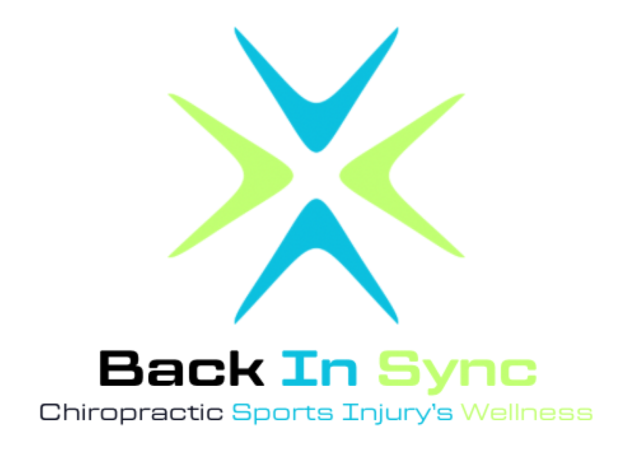 Back In Sync logo, chiropractic and sports injury clinic in New Malden