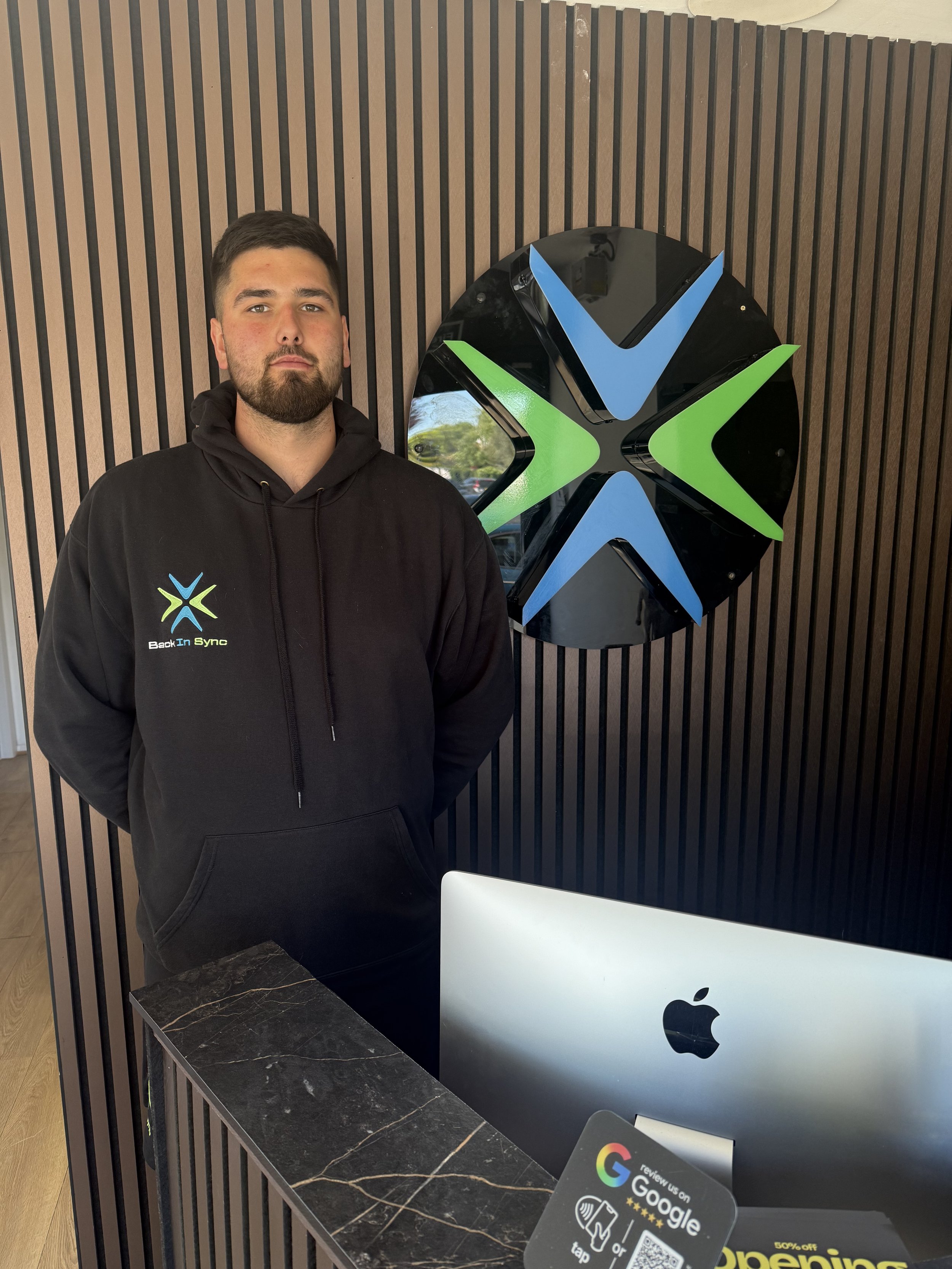 William Abbott, GCC-registered chiropractor at Back In Sync in New Malden