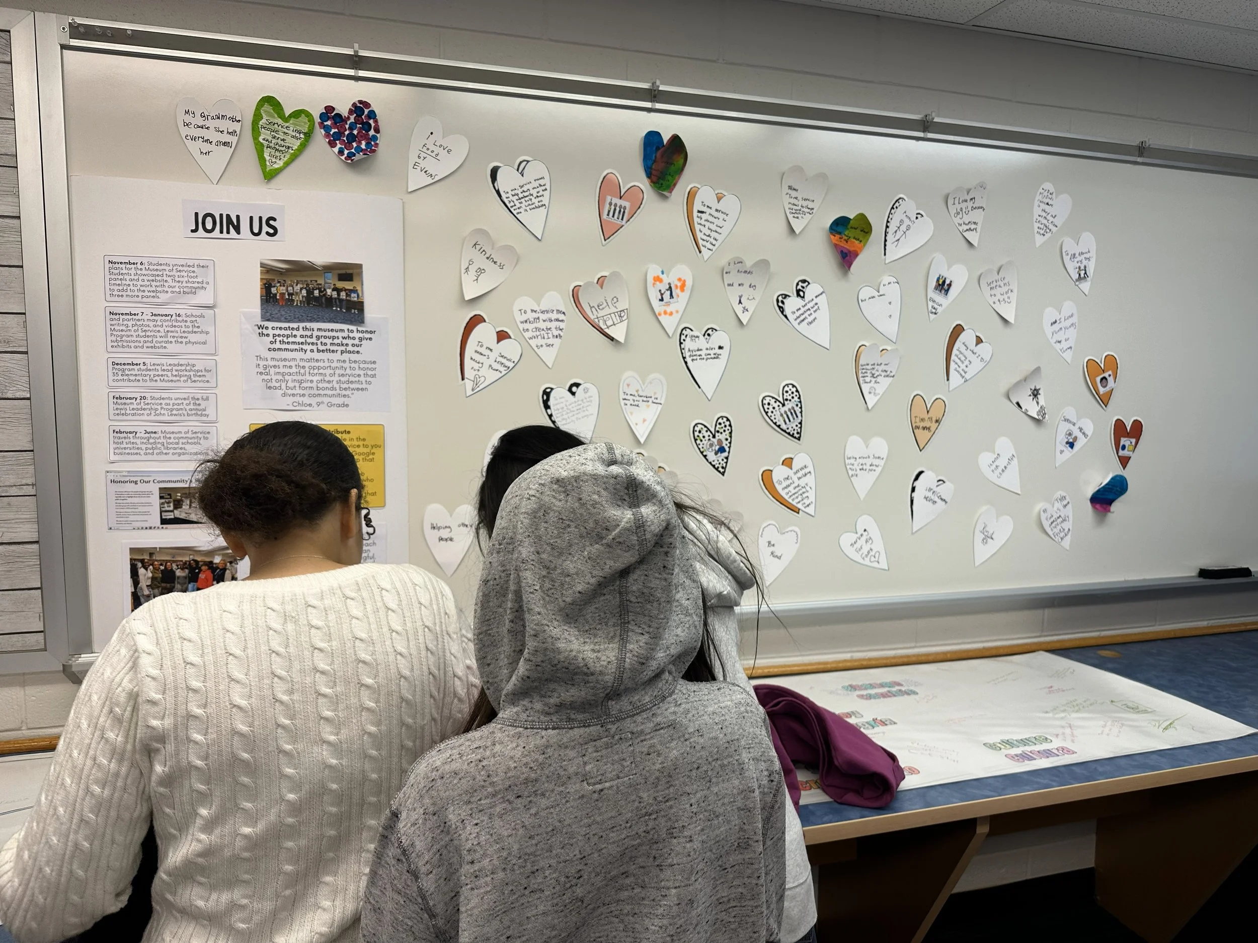  Librarian Monisha Blair created a two-week schedule to ensure all Key Middle School students were able to visit the museum  