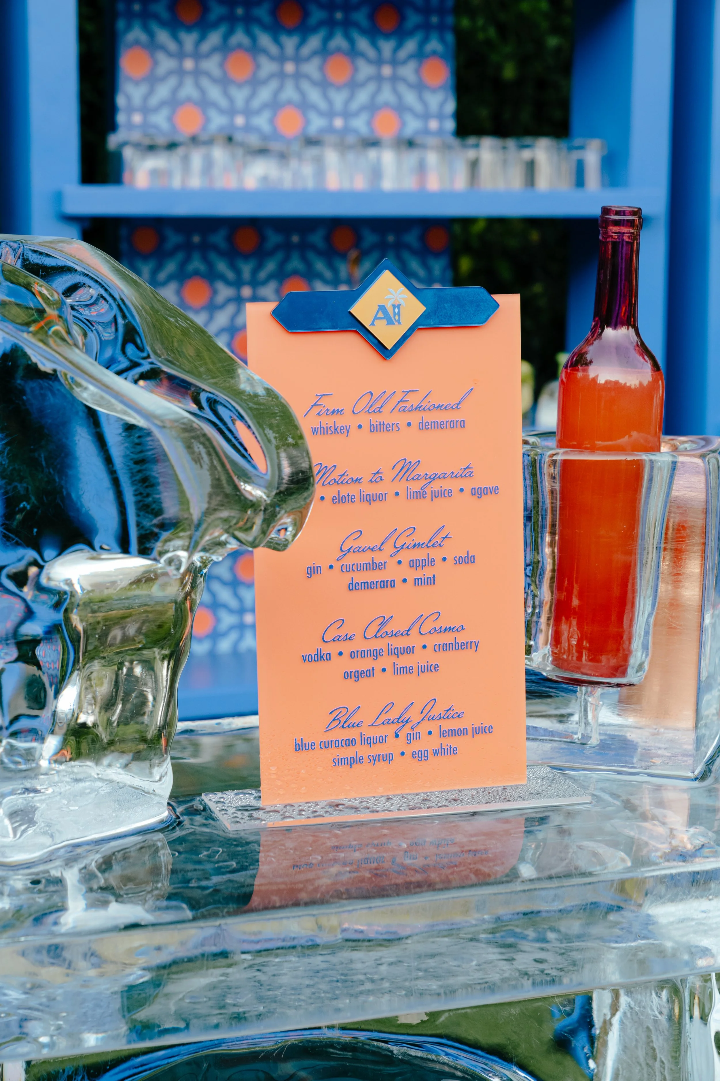 drink menu signage, custom drink menu signage, custom acrylic signage, custom bar menu