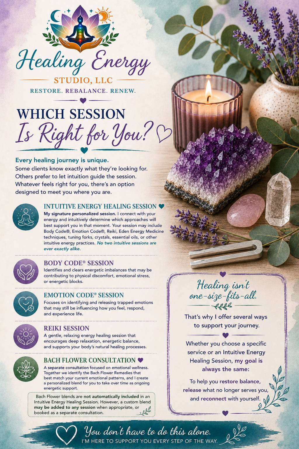 Which Energy Healing Session Is Right for You?