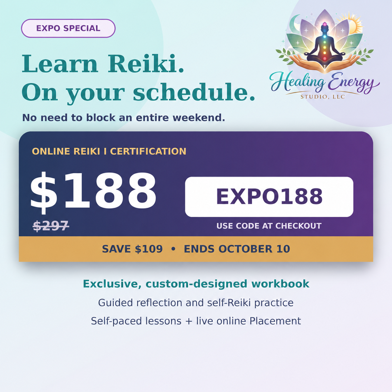 Learn Reiki I Without Clearing Your Weekend