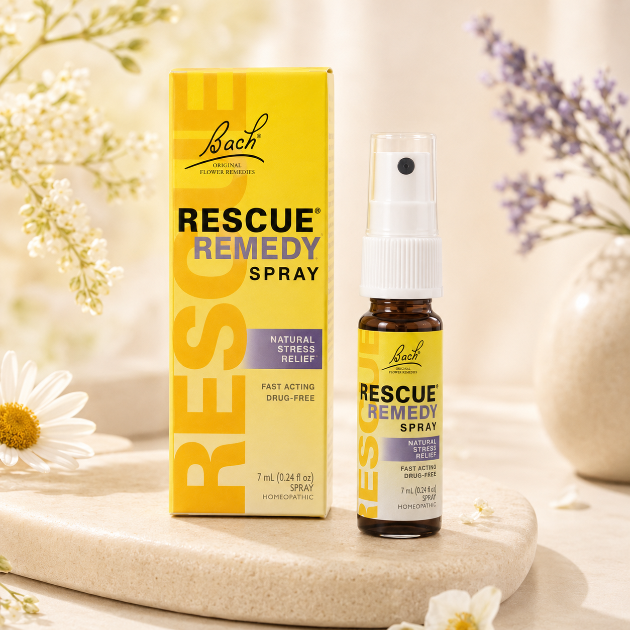 RESCUE® Remedy Spray – Natural Stress Relief | 7 mL