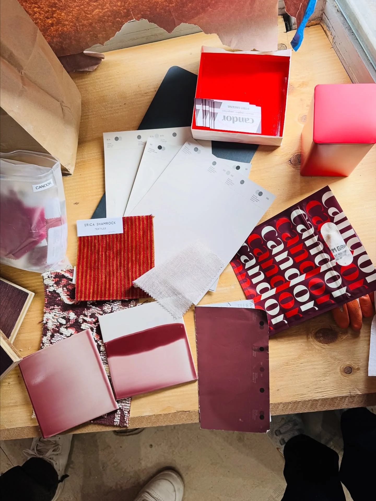 construction site vision board.