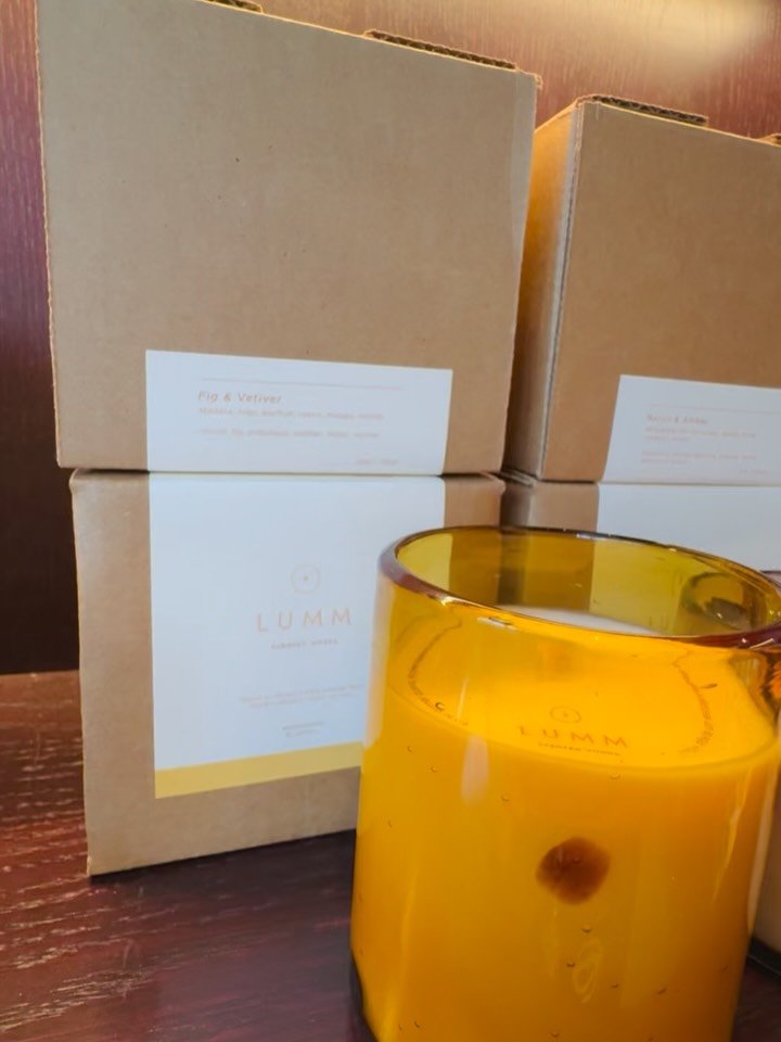 landing 🕯️🐦&zwj;⬛ for the very first time in NYC, we are so thrilled to host @__lumm__ candles from Mexico City! This women-owned 100% soy wax brand offers stunning handblown glass vessels that are easily repurposed into drinkware after use. Collec
