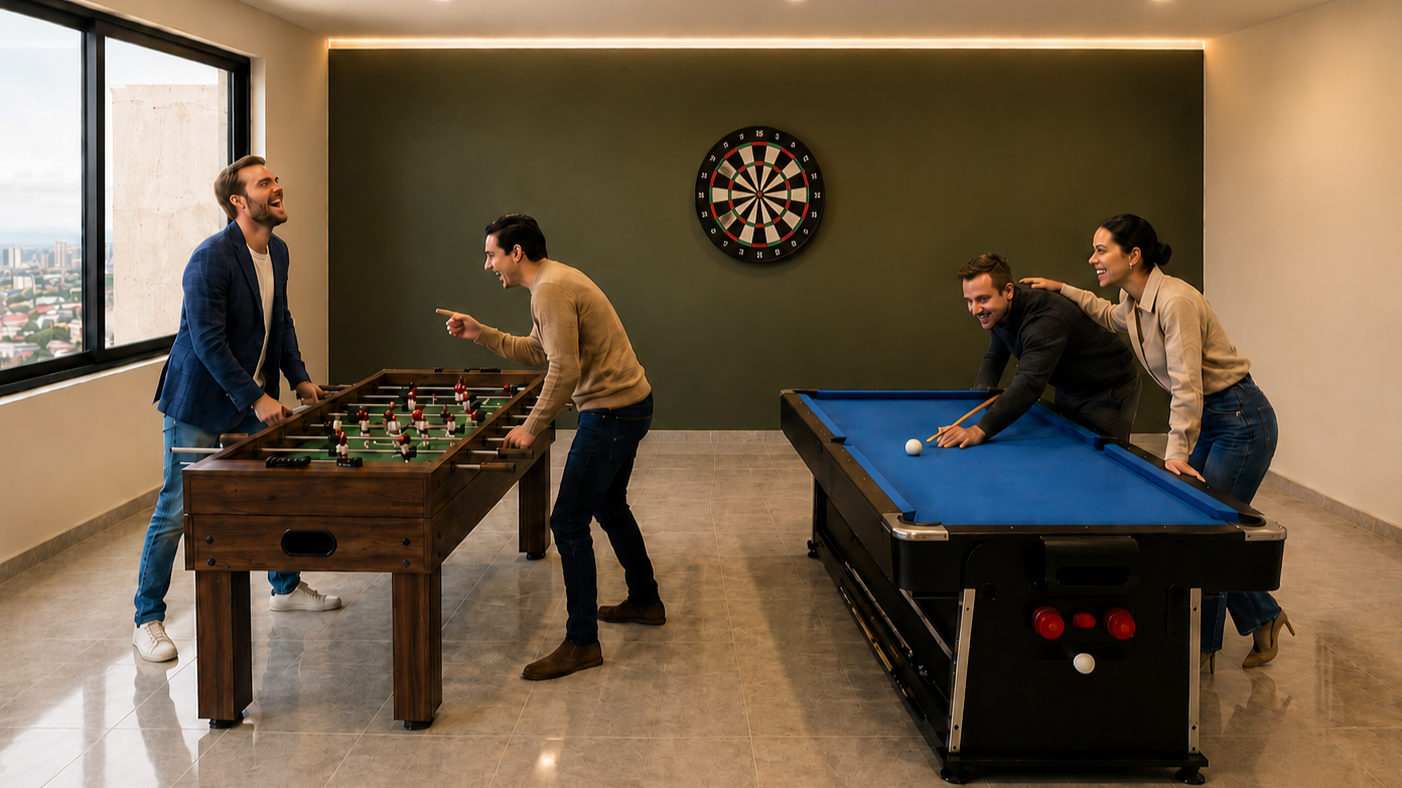 Sala de Juegos implementada 