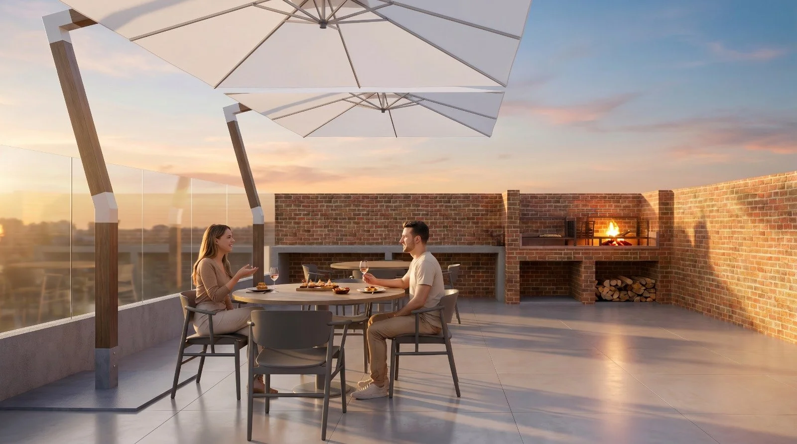 Terraza implementada 