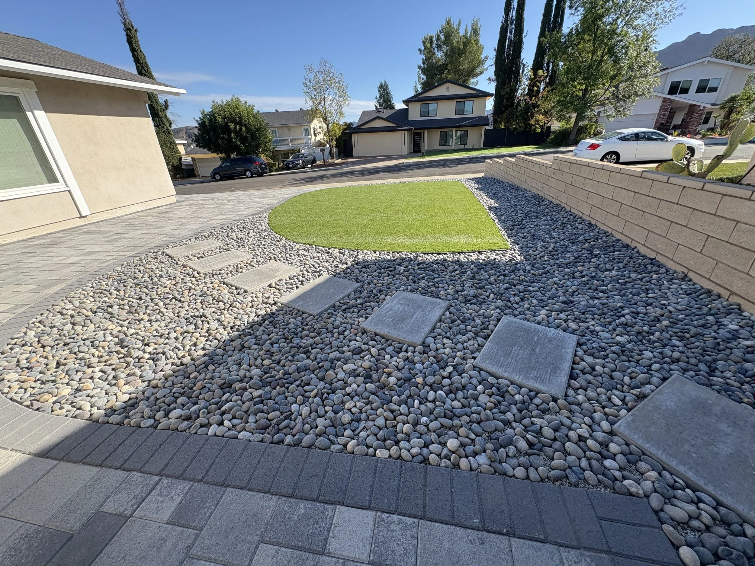 Garden Makeover with Rocks