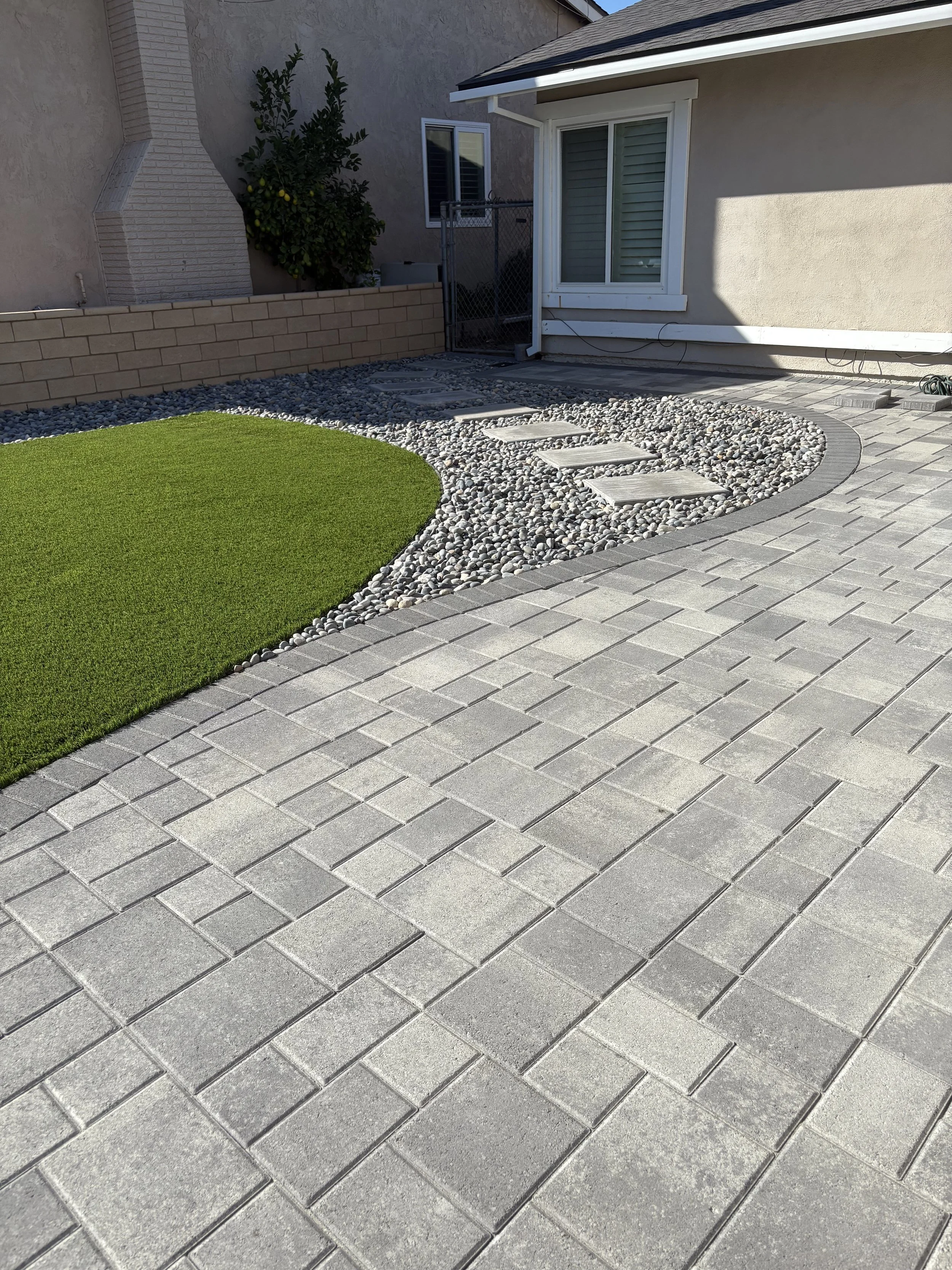Replace driveway with Pavers