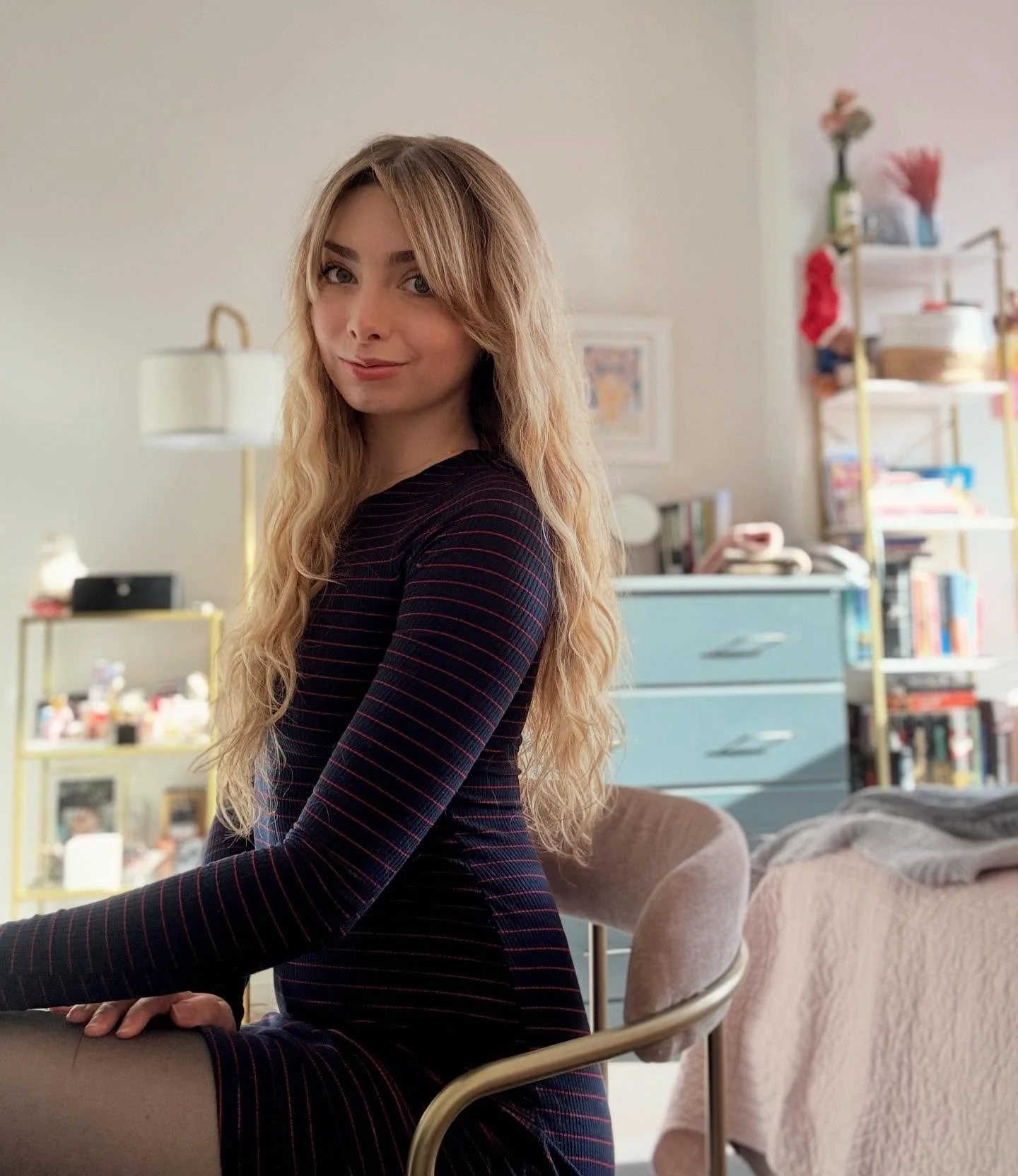 working from my favorite chair and quietly celebrating a little poem news coming soon ✨ #writersofinstagram #poetry #thebunnysuit #comingsoon