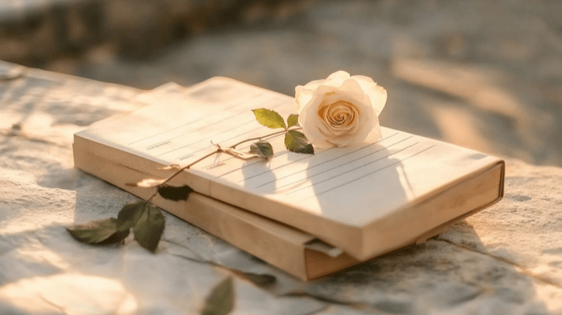 Omission of material history on immigration forms as a fraud indicator — a partially completed form with a white rose